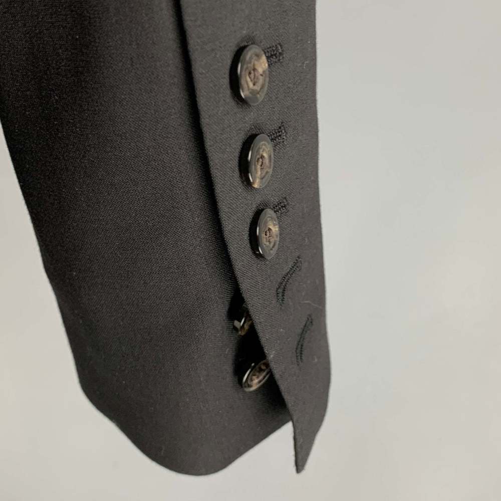 RICK OWENS Black Polyester Blend Single Button Jacket - Picture 6 of 10